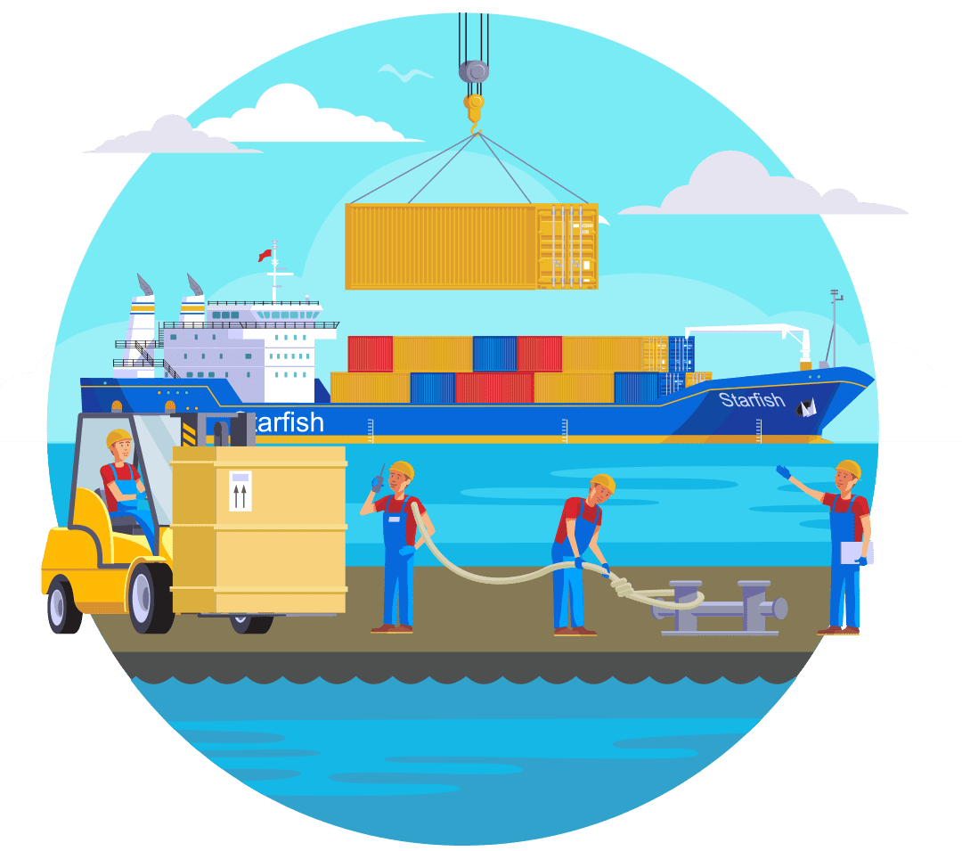 sea container freight forwarding