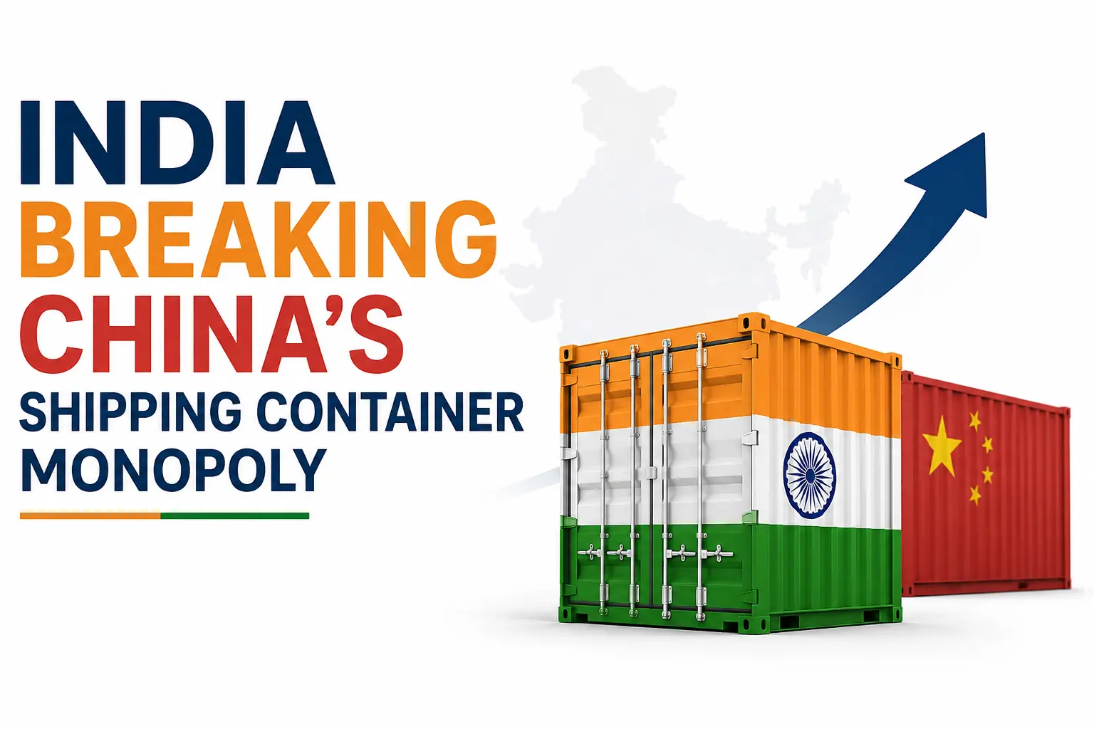 India Breaking China’s Shipping Container Monopoly