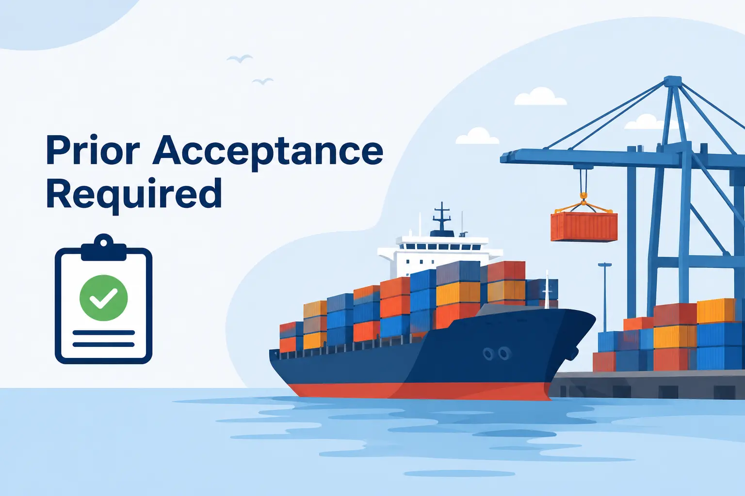 Prior Acceptance Required for Vessels Calling at Mundra Port