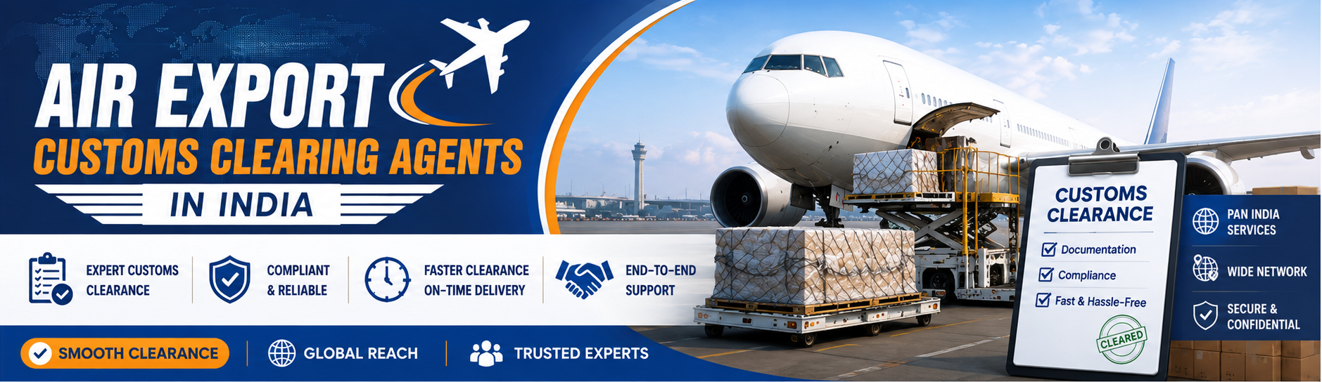 Air Export Customs Clearing Agents in India