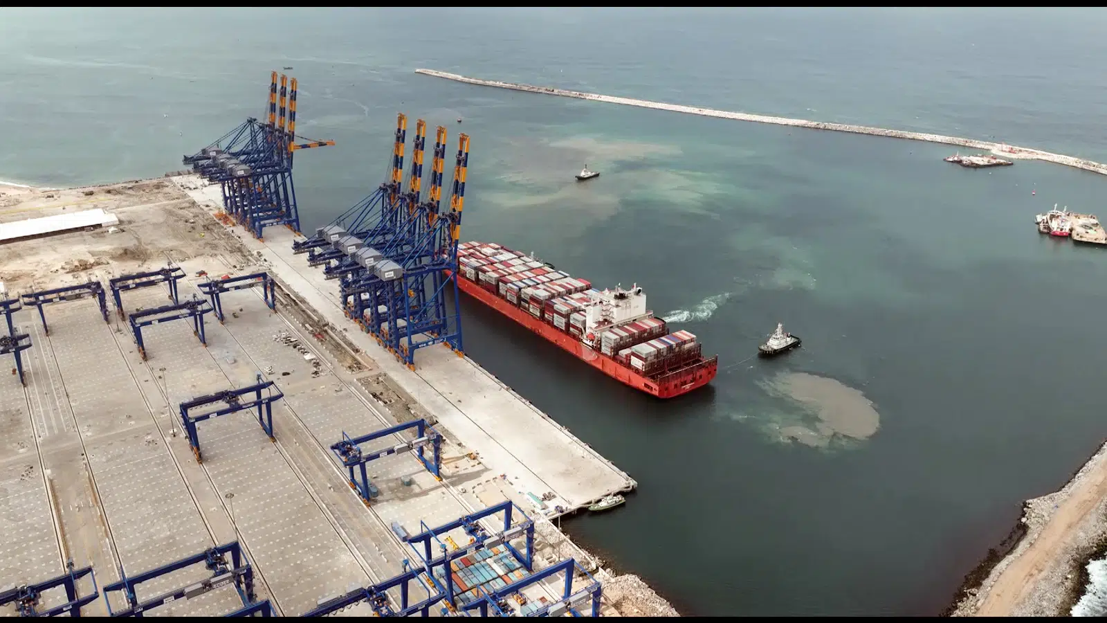 San Fernando Container Ship at Vizhinjam Port