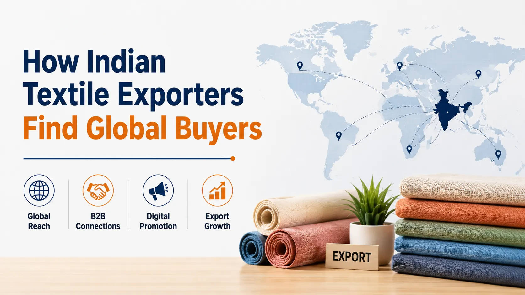 How to find international buyers for textiles