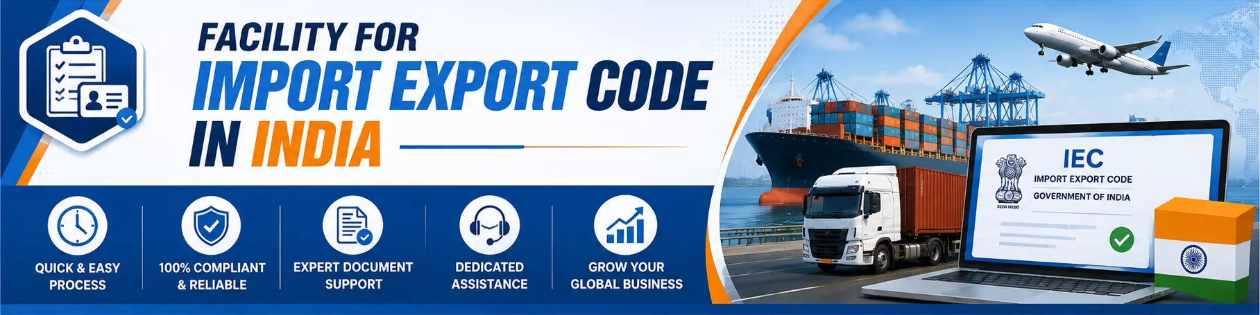 Facility for Import Export Code in India