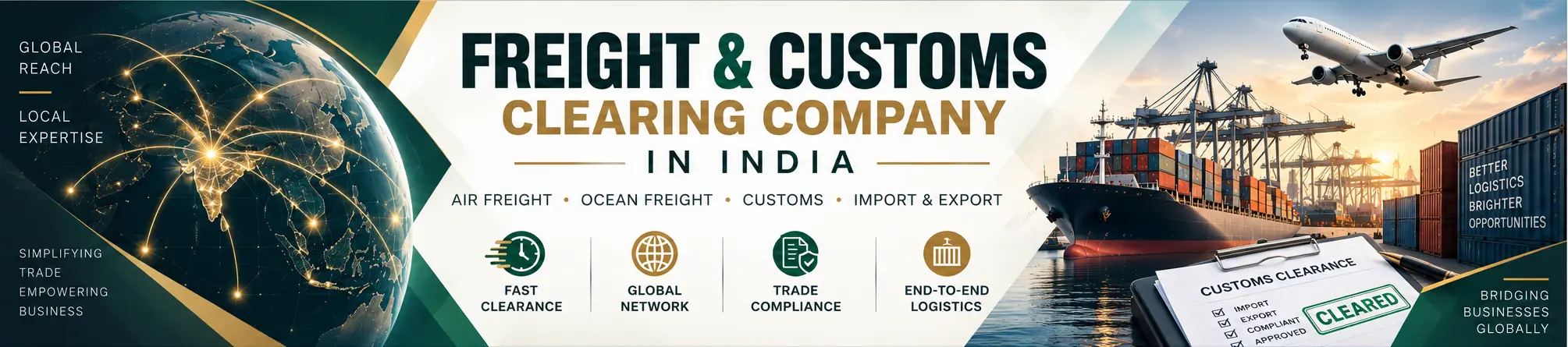 Freight & Customs Clearing Company in India