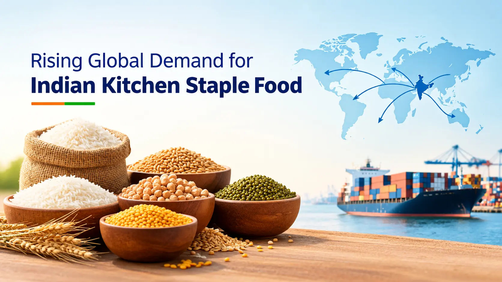 Rising Global Demand for Indian Kitchen Staple Food