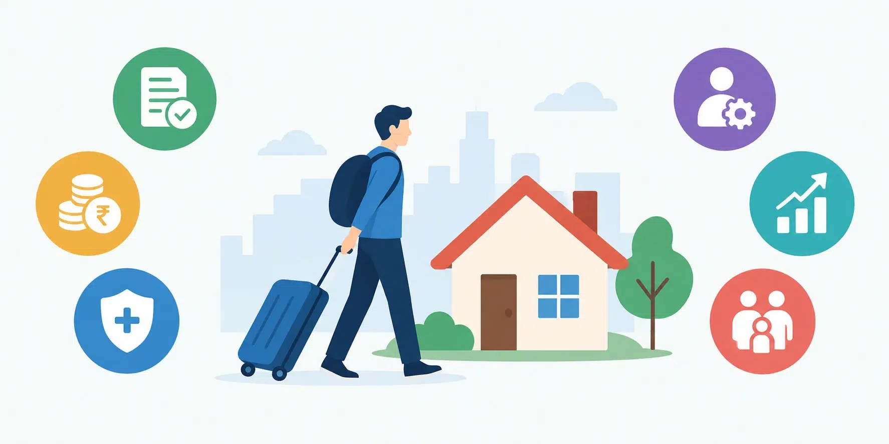 Household goods prepared for relocation to India