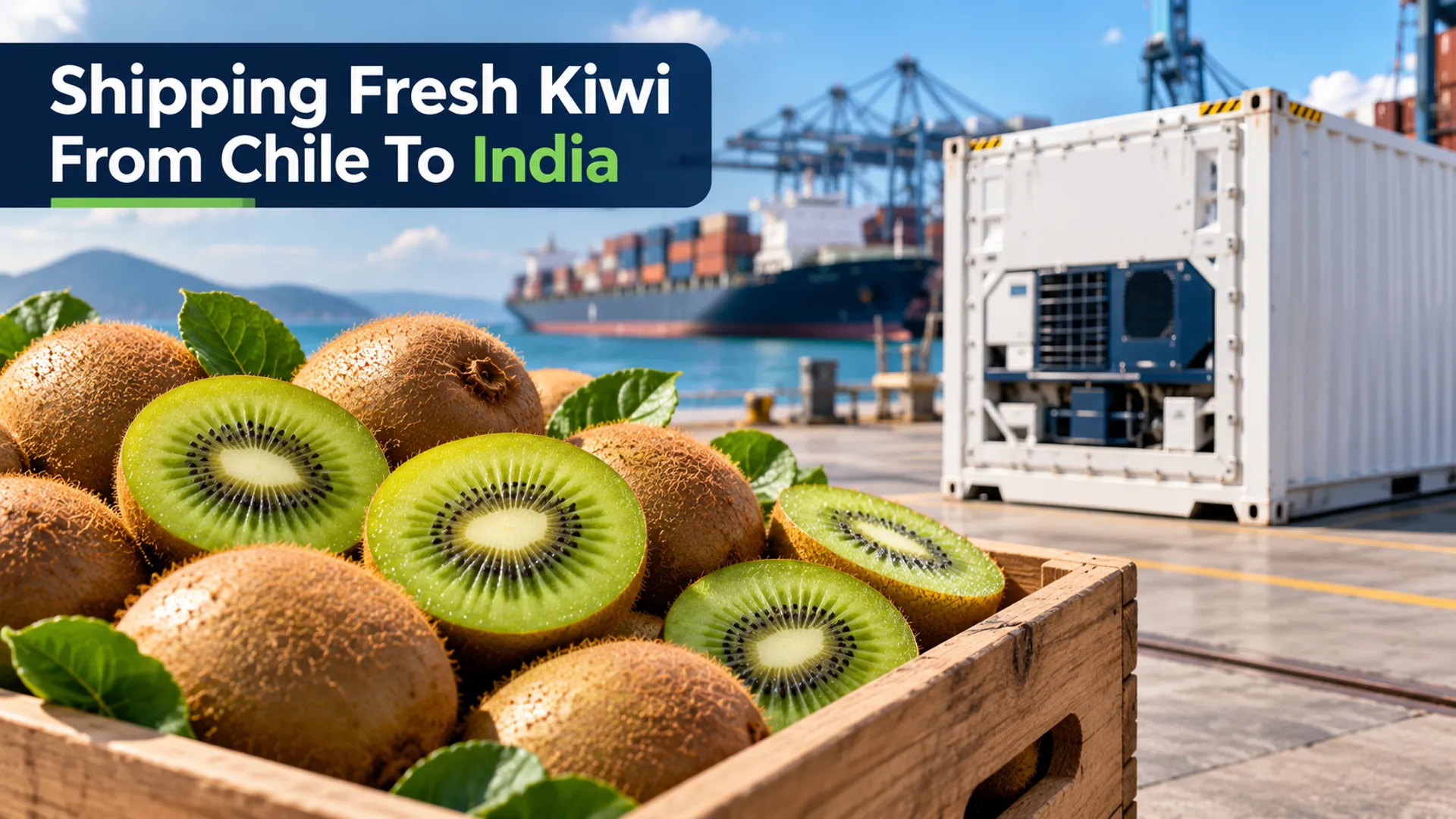 Shipping Fresh Kiwi From Chile To India