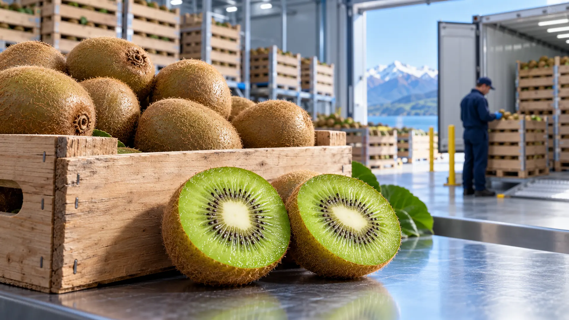 Shipping Fresh Kiwi From Chile To India
